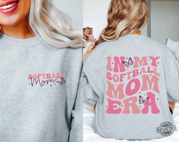 In My Softball Mom Era Sweatshirt Softball Mom Sweatshirt Softball Mom Crewneck Softball Mom Sweater Softball Mom Shirt Softball Mama Gift Softball Mom Shirts Softball Mom Shirt revetee.com 2