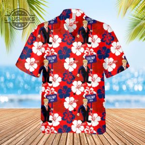 trump hawaiian shirt and shorts trump mugshot shirt donald trump 2024 aloha shirt trump campaign mugshot shirt trump mug shot shirts laughinks.com 2 1