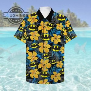batman hawaiian shirt and shorts the batman shirt batman day 2023 button up shirt mens vintage batman shirts batman movie floral shirt laughinks.com 3
