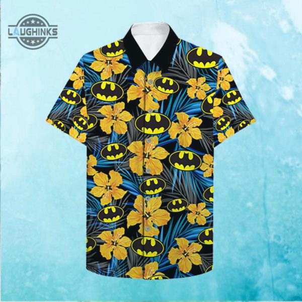 batman hawaiian shirt and shorts the batman shirt batman day 2023 button up shirt mens vintage batman shirts batman movie floral shirt laughinks.com 5