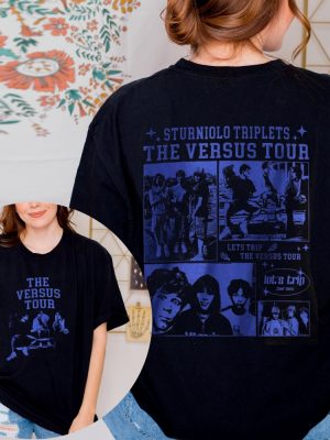 Sturniolo Triplets Iconic Shirt The Versus Tour 2023 Concert Sweatshirt 2023 Tour Unisex Tee Triplets Brothers Merch Matt Sturniolo Spotify Shirt Chris Sturniolo Spotify Justin Sturniolo revetee.com 2