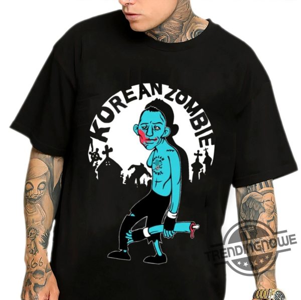 Korean Zombie Shirt Max Holloway Vs Korean Zombie The Korean Zombie T Shirt Chan Sung Jung Shirt trendingnowe.com 2
