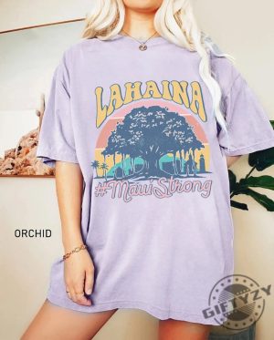 Maui Strong Shirt Lahaina Memories Tshirt Lahaina Strong Hoodie Sweatshirt Rebuild Lahaina Shirt giftyzy.com 2