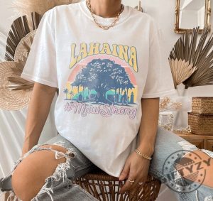 Maui Strong Shirt Lahaina Memories Tshirt Lahaina Strong Hoodie Sweatshirt Rebuild Lahaina Shirt giftyzy.com 4