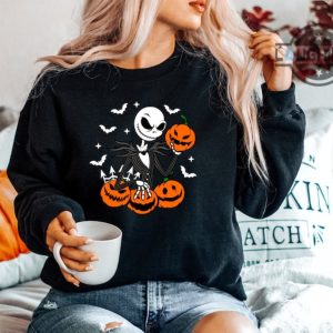 jack skellington hoodie all over printed the nightmare before christmas t shirt jack the pumpkin king full printed sweatshirt jack skellington shirt halloween shirts laughinks.com 3
