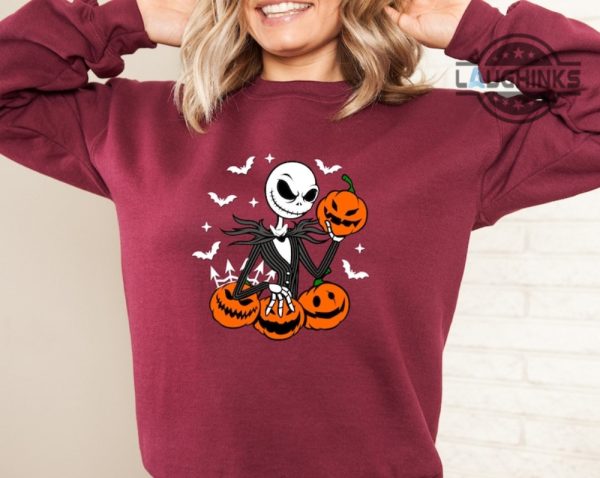 jack skellington hoodie all over printed the nightmare before christmas t shirt jack the pumpkin king full printed sweatshirt jack skellington shirt halloween shirts laughinks.com 4