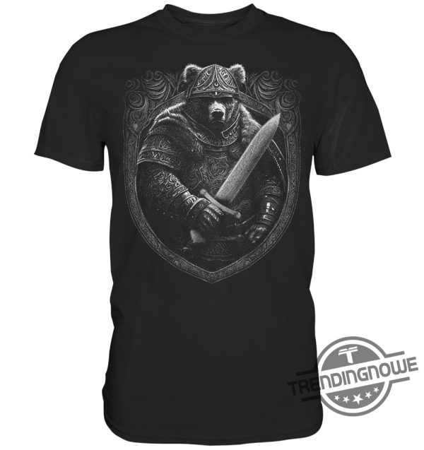 Norse Bear Shirt Bear Shirt Norse Berserk Bear Warrior Odins Runes Norse Compass Valhalla Vikings Shirt Norse Warrior Bear Shirt trendingnowe.com 1