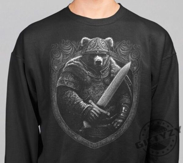 Viking Bear Shirt Northmen Sweatshirt Viking Berserker Hoodie Bear Spirit Tshirt Norse Bear Shirt giftyzy.com 1