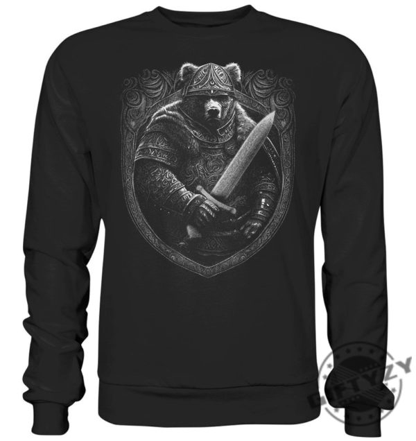 Viking Bear Shirt Northmen Sweatshirt Viking Berserker Hoodie Bear Spirit Tshirt Norse Bear Shirt giftyzy.com 2