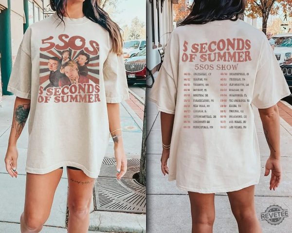 Vintage 5 Seconds Of Summer Shirt 5Sos Take My Hand Tour Merch 5Sos Indianapolis 5Sos Minneapolis 5Sos Show Tour Setlist Shirt 5Sos Take My Hand Tour Try Hard 5 Seconds Of Summer revetee.com 2