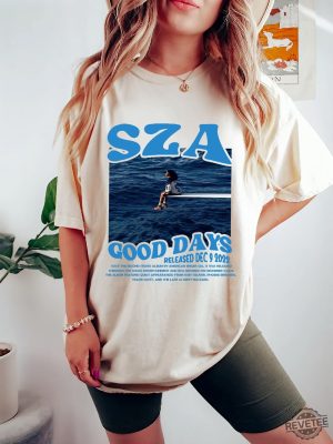 90S Shirt Retro Sza Shirt Good Days Graphic Tee Sza Merch Sos Tour 2023 Kill Bill Tee Gifts For Rnb Lovers Oversized Tees Sza Sos Tour Opener Sza Tour Date revetee.com 2