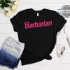 barbarian barbie shirt vintage barbie font t shirt dungeons and dragons barbarian movie tshirt sweatshirt hoodie long sleeve short sleeve shirts laughinks.com 1