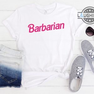 barbarian barbie shirt vintage barbie font t shirt dungeons and dragons barbarian movie tshirt sweatshirt hoodie long sleeve short sleeve shirts laughinks.com 2