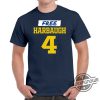 Free Harbaugh Shirt Harbaugh T Shirt Michigan QB Shirt McCarthy T Shirt Jim Harbaugh Shirt Coach Harbaugh Shirt Number 4 trendingnowe.com 2