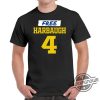 Free Harbaugh Shirt Harbaugh T Shirt Michigan QB Shirt McCarthy T Shirt Jim Harbaugh Shirt Coach Harbaugh Shirt Number 4 trendingnowe.com 3