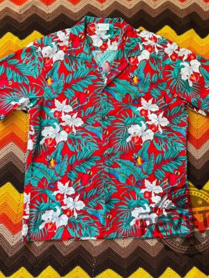 70S Hawaiian Print Button Up Shirt Jimmy Buffett Parrot Head Jimmy Buffett Hawaiian Shirt Jimmy Buffett Songs Jimmy Buffet Shirt Jimmy Buffett Shirt Vintage Jimmy Buffett Shirt Unique revetee.com 3