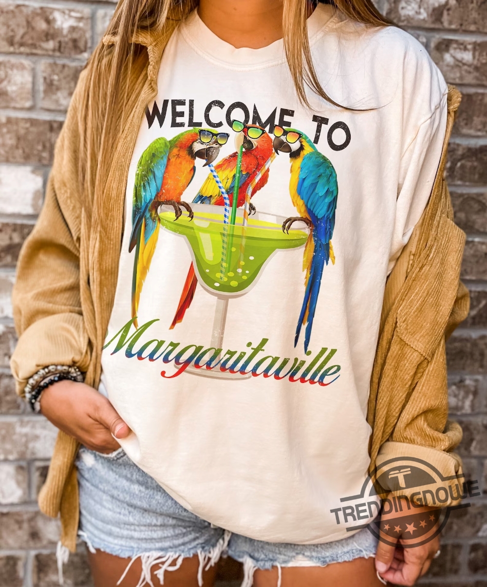 JennysStickerStore Jimmy Buffett Margaritaville Parrot Logo T-Shirt Shirt Youth M -Adult 6XL! Fast ship!