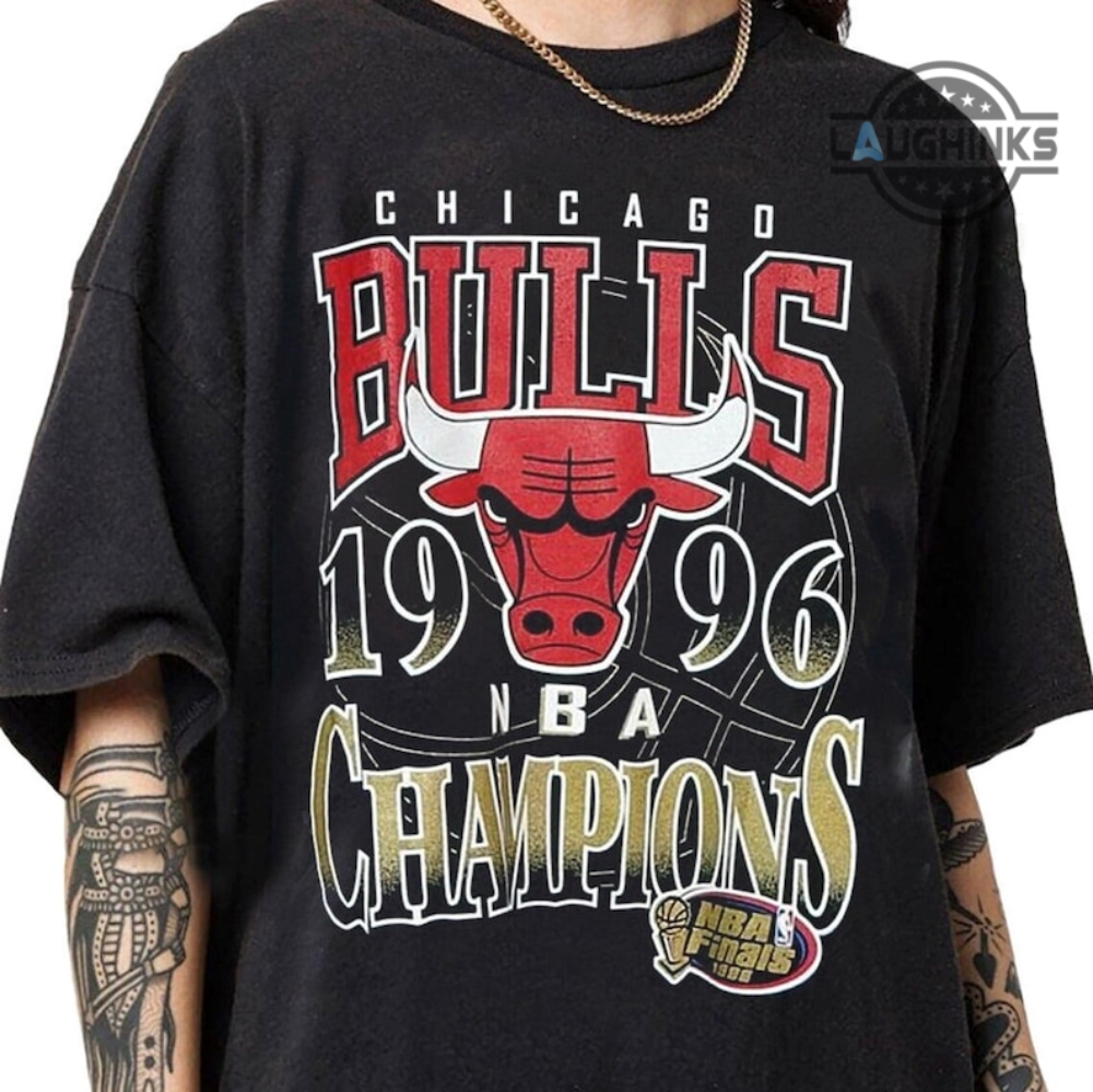 Chicago Bulls Hoodie Sweatshirt Tee Shirt Long Sleeve Shirt Championship Chicago Bulls Basketball Shirts Chicago Bulls Shirt Vintage Nba Chicago Bulls News Shirt