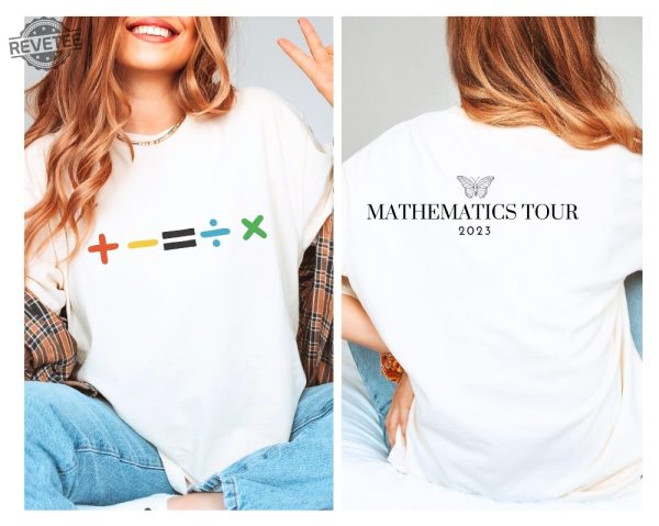 The Mathematics America Tour 2023 Shirt Ed Sheeran Tour Oakland Ed Sheeran Santa Clara Shirt Ed Sheeran Fox Theater Ed Sheeran Vegas Ed Sheeran Los Angeles Shirt Unique revetee.com 7