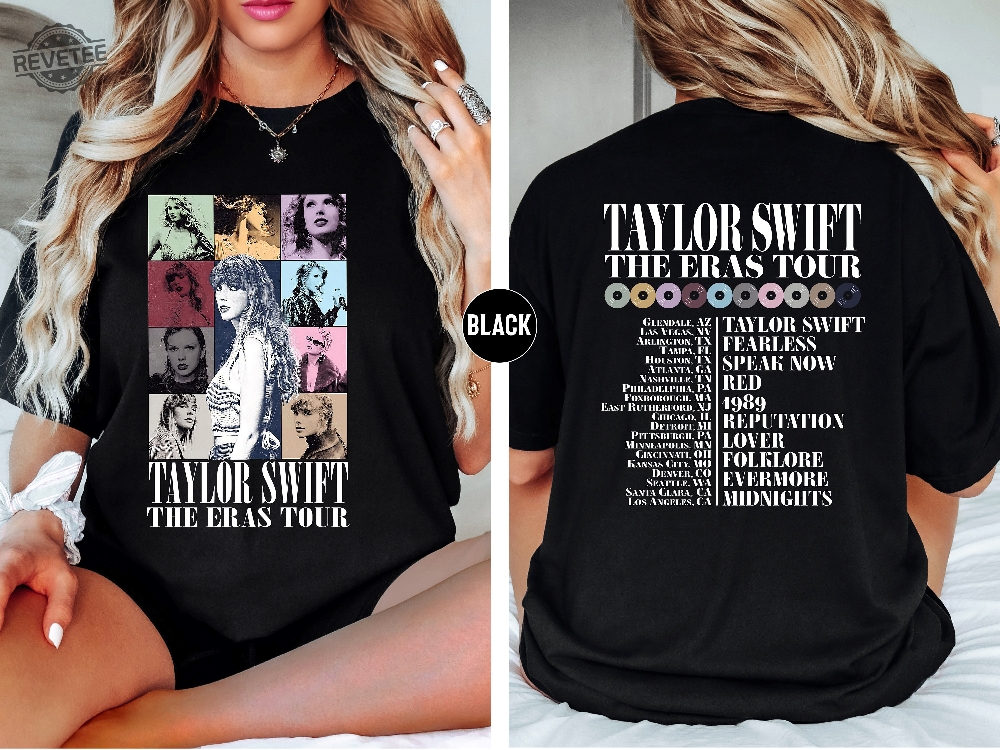 Taylor Swift | The Eras Tour Photo Black T-Shirt