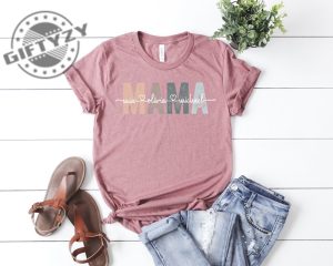 Custom Mama Shirt Mom Shirt With Names Personalized Mama Tshirt Custom Mama Hoodie Mothers Day Sweatshirt Mama With Children Names Tee giftyzy.com 3