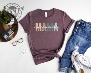 Custom Mama Shirt Mom Shirt With Names Personalized Mama Tshirt Custom Mama Hoodie Mothers Day Sweatshirt Mama With Children Names Tee giftyzy.com 4