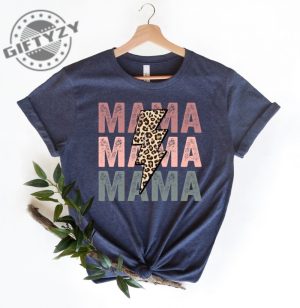 Leopard Mama Shirt Retro Vintage Mama Tshirt Mom Life Hoodie Girl Mama Sweatshirt Motherhood Shirt Mothers Day Gift giftyzy.com 3