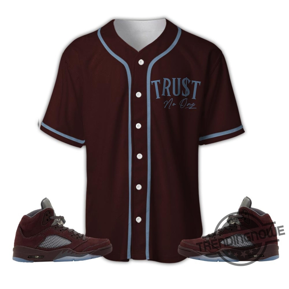 Burgundy 5s Shirt Custom Snake Trust No One Unisex Shirt To Match Sneaker 8 Burgundy 5s Shirt Custom Snake Trust No One Unisex Shirt To Match Sneaker trendingnowe.com 2