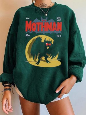 Mothman The Legend Comic Shirt Have You Seen The Mothman Shirt Horror Movie Shirt Horror Movie Characters Shirt Mothman Sweatshirt Mothman Shirt Cryptozoology Books Shirt revetee.com 2