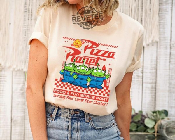 Pizza Planet Aliens Toy Story Buzz Lightyear T Shirt Disney Trip 2023 Sweatshirt Hoodie Vacation 2023 Gift For Men Women Sid Toy Story Shirt Unique revetee.com 5