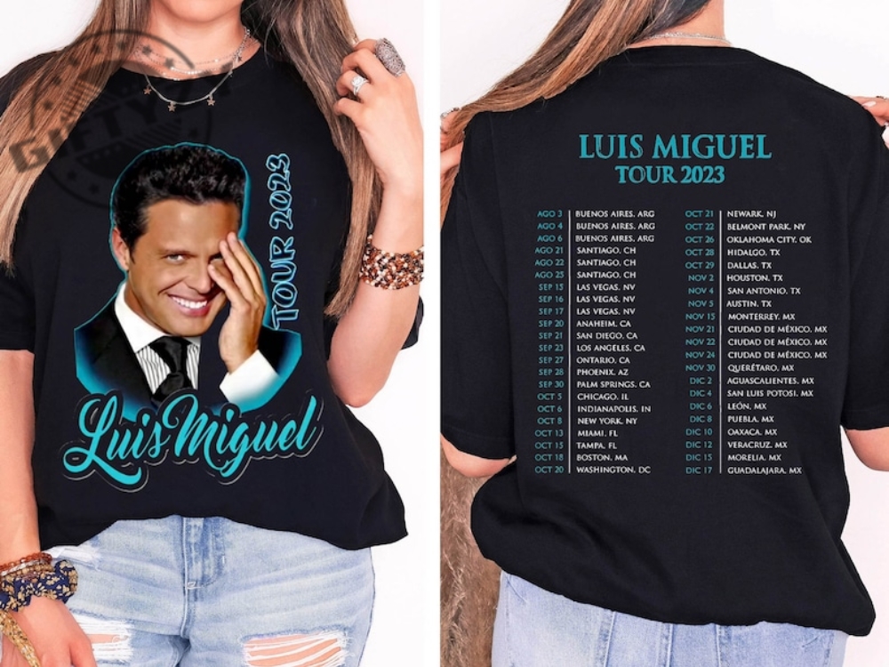 Luis Miguel Tour 2023 Shirt Luis Miguel Fan Tshirt Luis Miguel Concert Hoodie American Music Sweatshirt Romances Album Shirt giftyzy.com 1