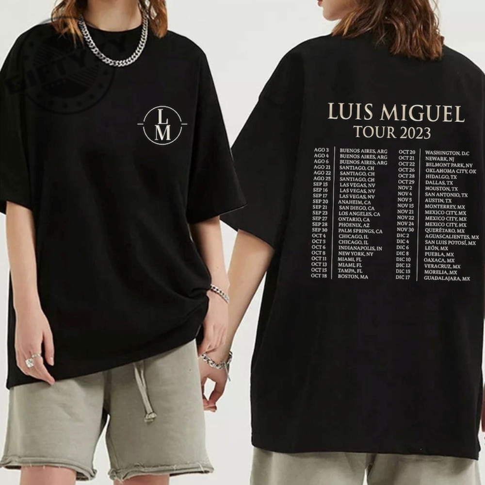 Luis Miguel 2023 Tour Shirt Luis Miguel Fan Tshirt Hoodie Sweatshirt Luis Miguel Concert Shirt For Fan Luis Miguel Shirt Gift