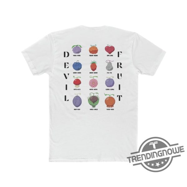 One Piece Shirt Devil Fruit Shirt Anime Shirt Straw Crew Shirt trendingnowe.com 1