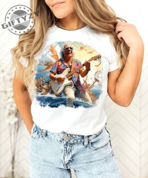 Jimmy Buffett R.I.P Shirt In Memory Of Jimmy Buffett Tshirt Trop Rock Beach Hoodie Sweatshirt Beach Lover Fins Up Shirt giftyzy.com 2