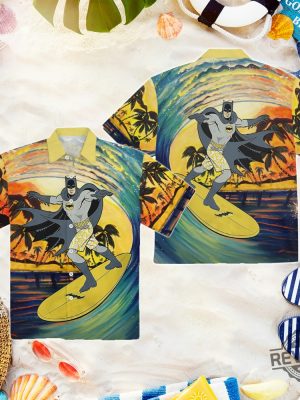 Batman Surfing Hawaiian All Over Print Shirt Batman Workout Shirt Batman Shirt Women Batman Begins Batman Tshirt Batman Long Sleeve Shirt Shirt revetee.com 3