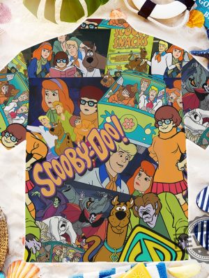 Scooby Doo Hawaiian Shirt Aloha Shirt Scooby Doo Hawaiian Shirt Scooby Doo Characters Shirt Scooby Doo Wrestlemania Scooby Doo Frankencreepy Unique revetee.com 2