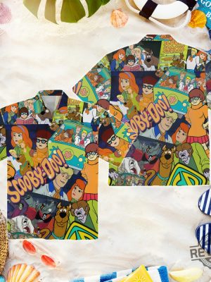 Scooby Doo Hawaiian Shirt Aloha Shirt Scooby Doo Hawaiian Shirt Scooby Doo Characters Shirt Scooby Doo Wrestlemania Scooby Doo Frankencreepy Unique revetee.com 3