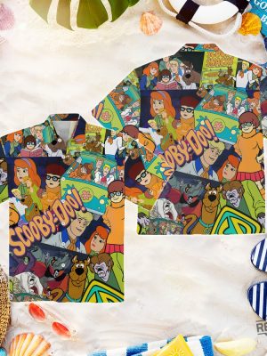 Scooby Doo Hawaiian Shirt Aloha Shirt Scooby Doo Hawaiian Shirt Scooby Doo Characters Shirt Scooby Doo Wrestlemania Scooby Doo Frankencreepy Unique revetee.com 4