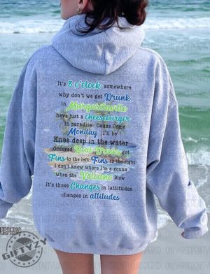 Jimmy Buffett Double Sides With Lyrics Shirt For Parrot Heads Club Tshirt Jimmy Buffett Rip Sweatshirt Margaritaville Hoodie Jimmy Buffett Fan Shirt giftyzy.com 4