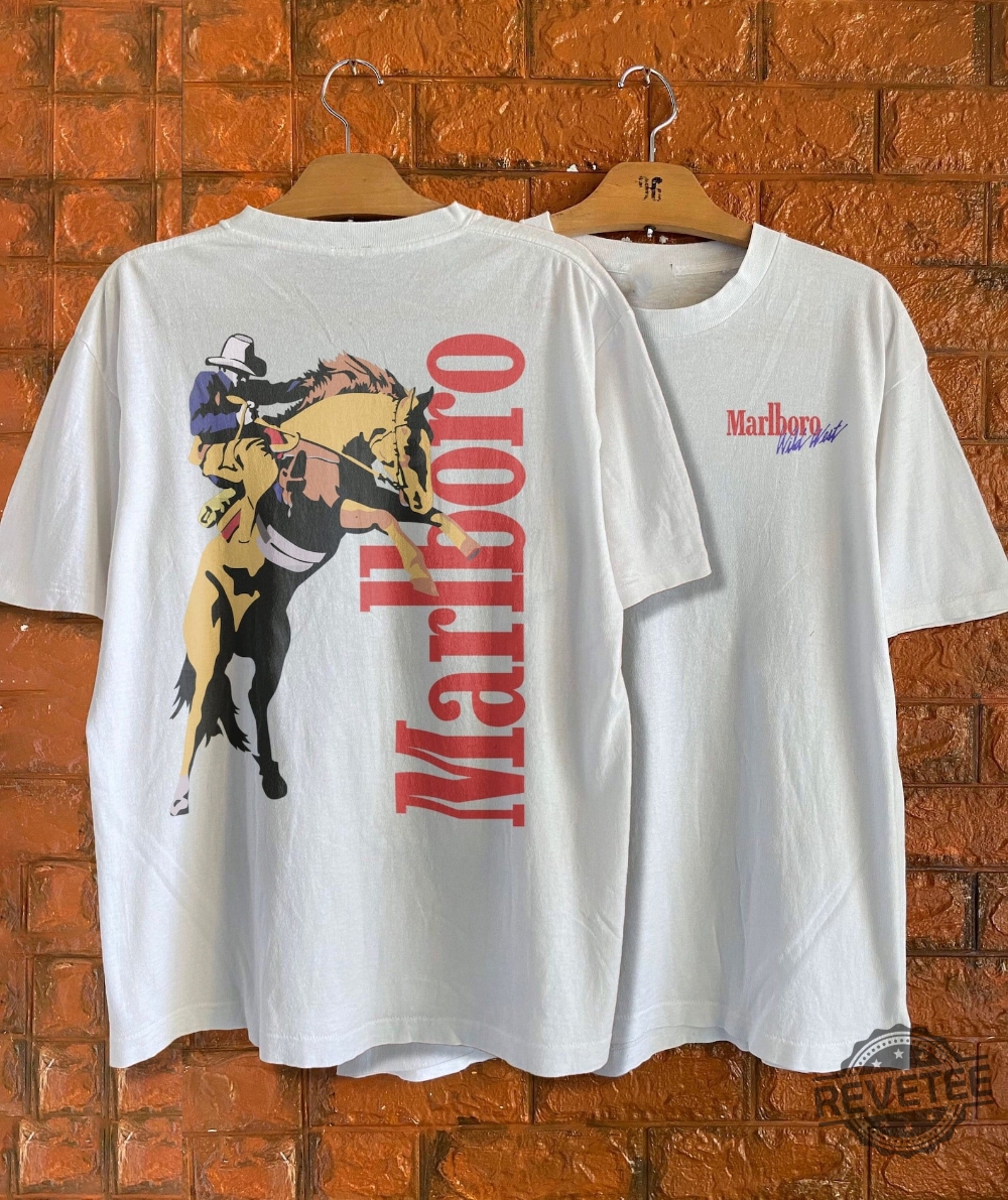 Vintage Marlboro Cowboy Wild West Shirt Country Music Cowboy Killer Vintage Marlboro Shirt Crown Palace Marlboro Atlantic Tractor Upper Marlboro Unique