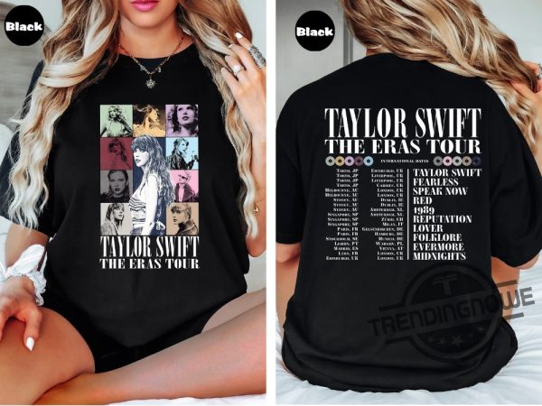 Taylor Swift Shirt Taylor Swift Eras Tour Shirt Taylor Swiftie Merch Sweatshirt Taylor Swift International Dates 2024 Hoodie trendingnowe.com 2
