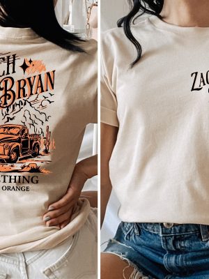 Zach Bryan Something In The Orange Front And Back Shirt Zach Bryan Tour 2024 Shirt Zach Bryan Tour Merch 2023 Zach Bryan Concert Merch Zach Bryan Burn Burn Burn Tour Merch revetee.com 2