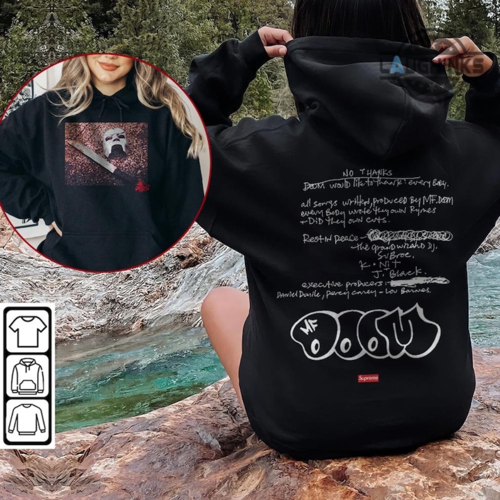 即日配送可能Supreme Mf Doom Hooded Sweatshirt Black