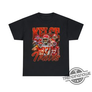 Travis Kelce Shirt Limited Travis Kelce Vintage T Shirt Graphic Unisex T Shirt Retro 90s Fans Homage Shirt trendingnowe.com 3