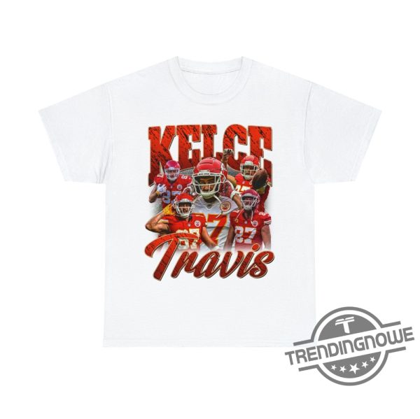 Travis Kelce Shirt Limited Travis Kelce Vintage T Shirt Graphic Unisex T Shirt Retro 90s Fans Homage Shirt trendingnowe.com 4