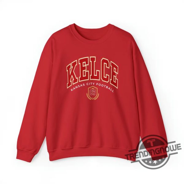 Travis Kelce Shirt Travis Kelce Sweatshirt Football Fan Shirt Gift for Girlfriend or Wife Kansas City Shirt trendingnowe.com 3