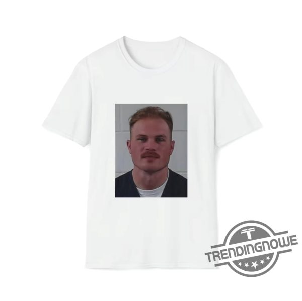 Zach Bryan Mugshot Shirt Zach Bryan Mugshot T Shirt Zach Bryan Arrested Shirt trendingnowe.com 2