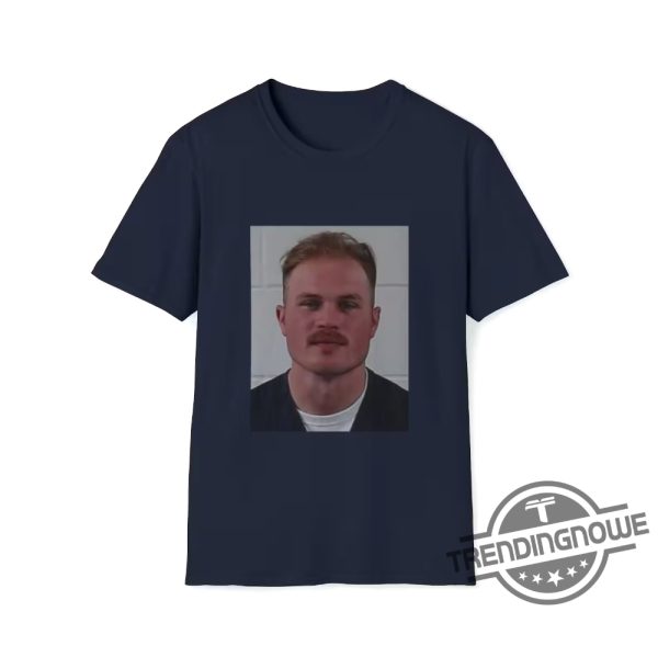 Zach Bryan Mugshot Shirt Zach Bryan Mugshot T Shirt Zach Bryan Arrested Shirt trendingnowe.com 3