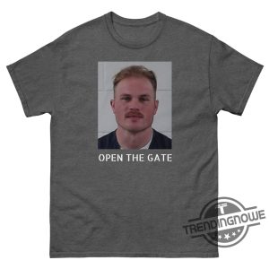 Zach Bryan Mugshot Shirt Open the Gate Shirt Zach Bryan Arrested Shirt Zach Bryan Mugshot T Shirt trendingnowe.com 3