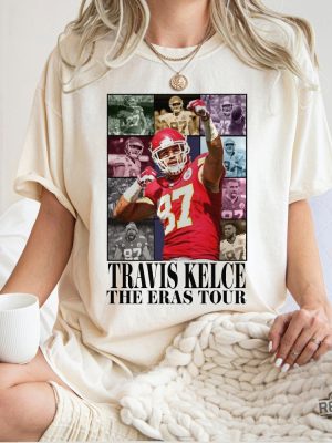 Travis Kelce The Eras Tour Shirt Travis Kelce Shirt Travis Kelce Sweatshirt Travis Kelce Hoodie Travis Kelce Football Shirt Travis Kelce Knee Shirt Kansas City Chiefs Shirt Unique revetee.com 3